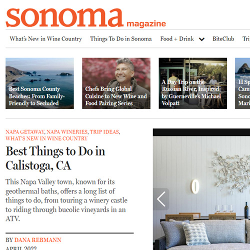 SONOMA MAGAZINE | Best Things to Do in Calistoga, CA