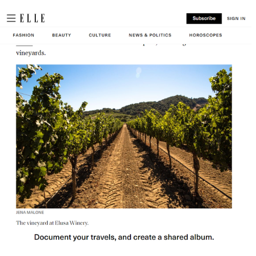 ELLE | In Praise of the Girls Trip: An editor-approved guide to Napa Valley
